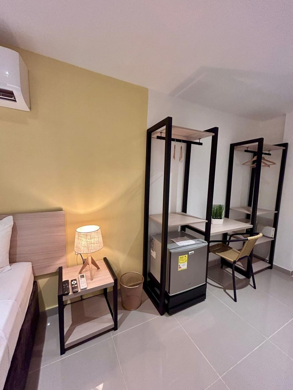 Seating area, wardrobe