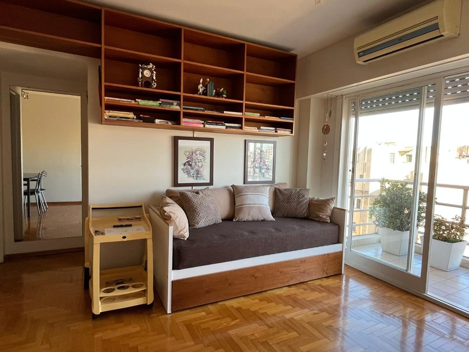 Living room, air conditioner