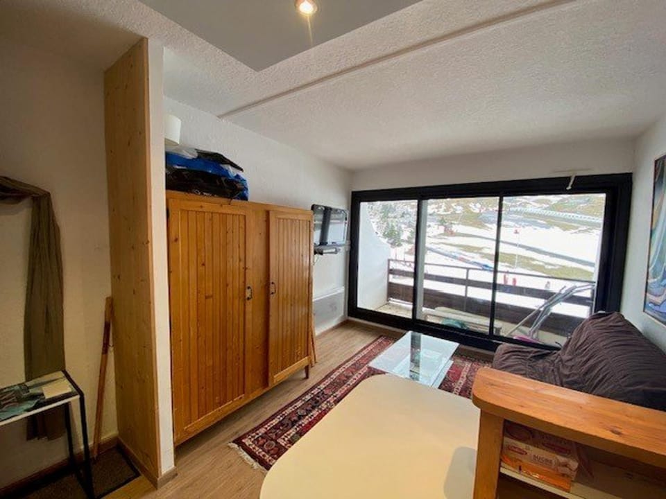 Studio 4 pers balcon, accès direct pistes, ascenseur - FR-1-602-115 Apartment in Navarre