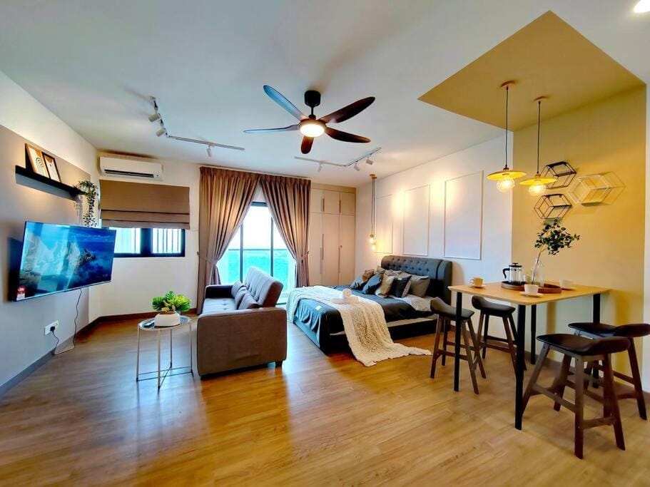 Simfoni Sweet French Modern Studio Wi-Fi Netflix Apartment in Negeri Sembilan, Malaysia