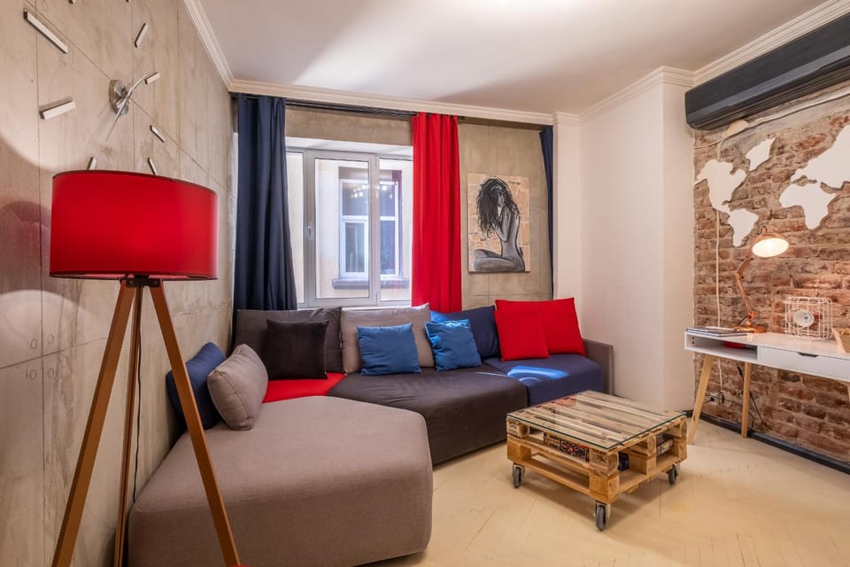 Living room, Seating area, air conditioner