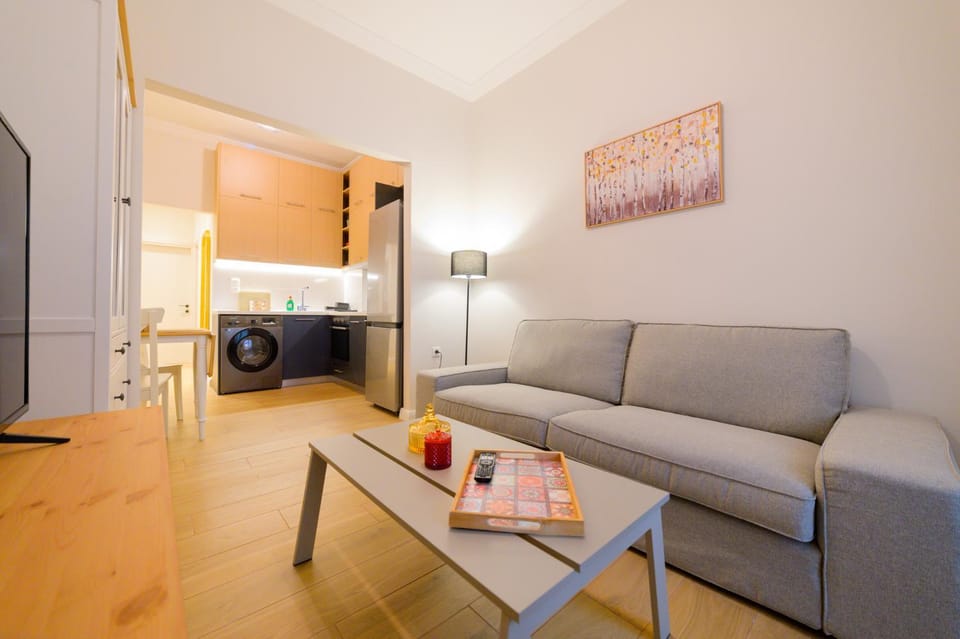 Kitchen or kitchenette, Living room, Dining area