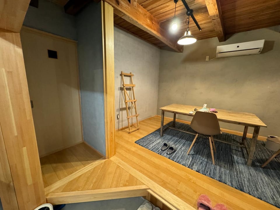 Living room, Dining area, hair dresser, air conditioner
