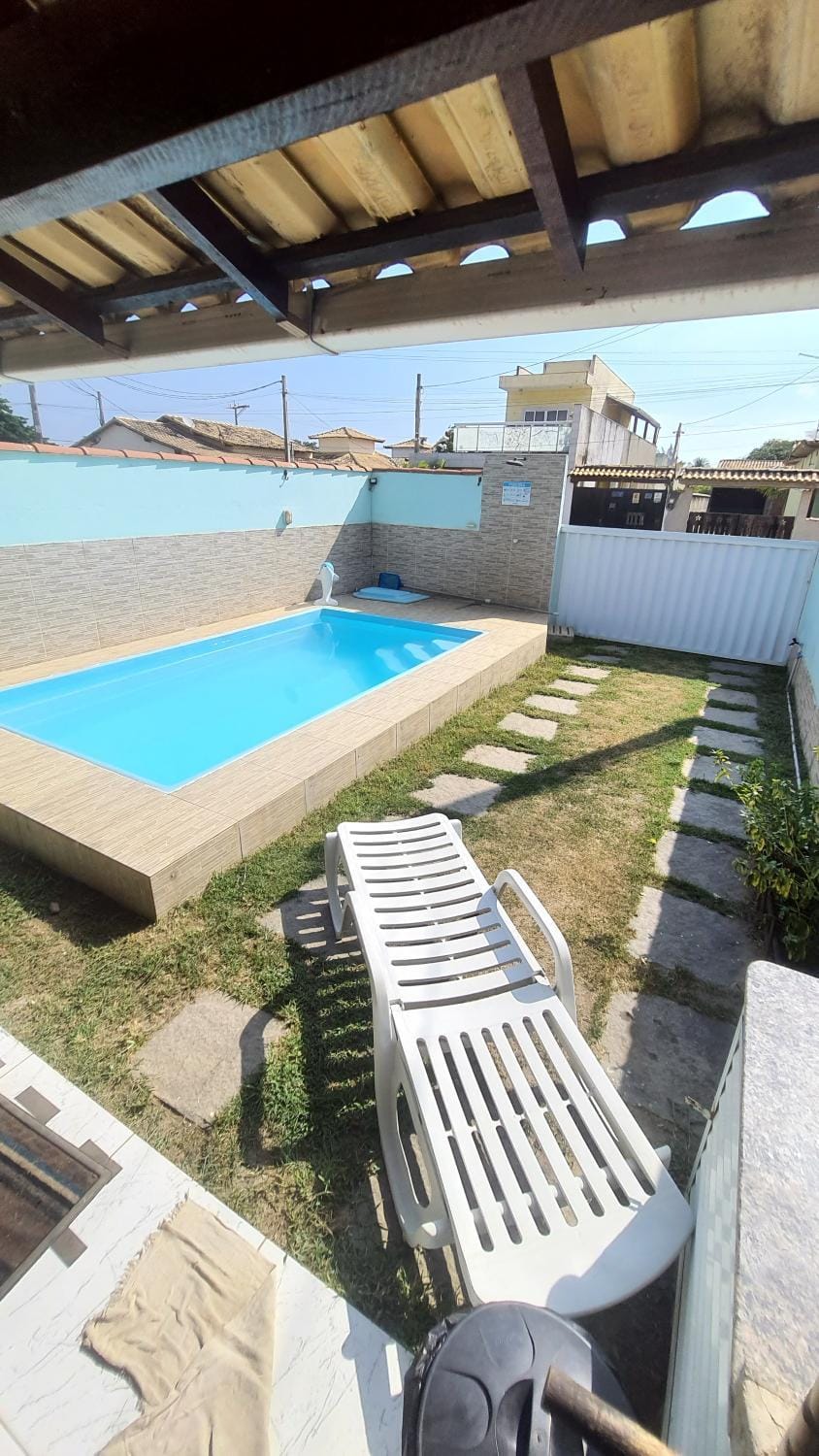 Patio, Day, Pool view, Swimming pool, sunbed