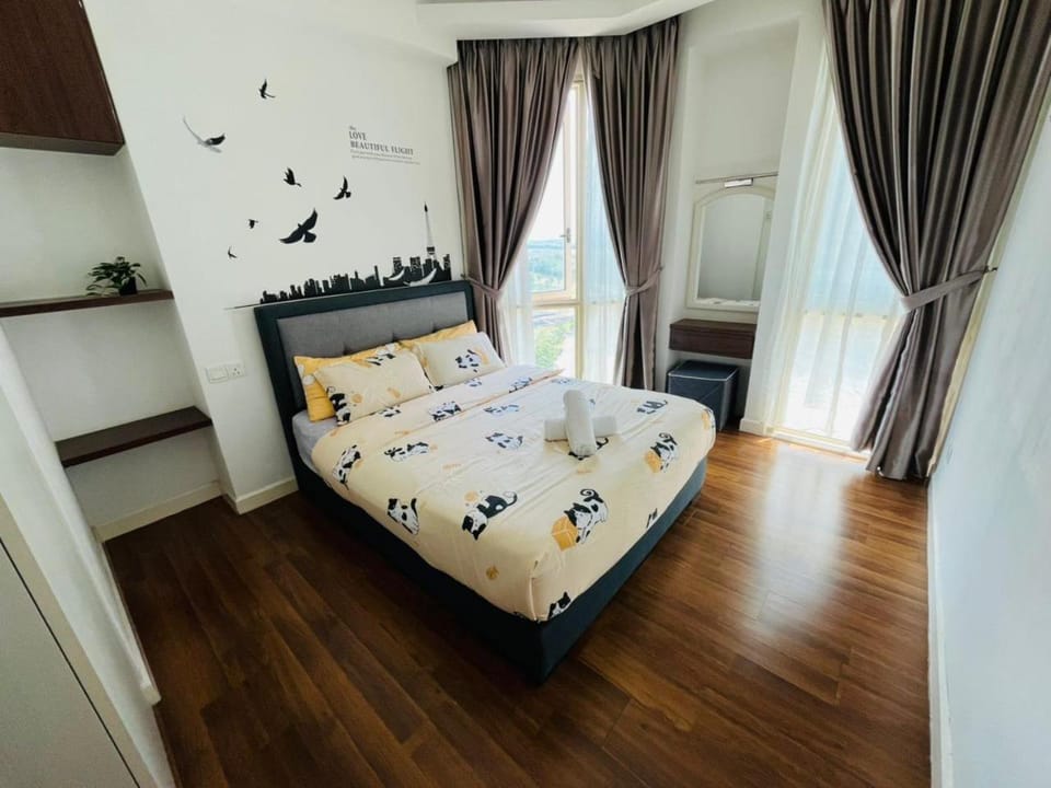 Bedroom, towels
