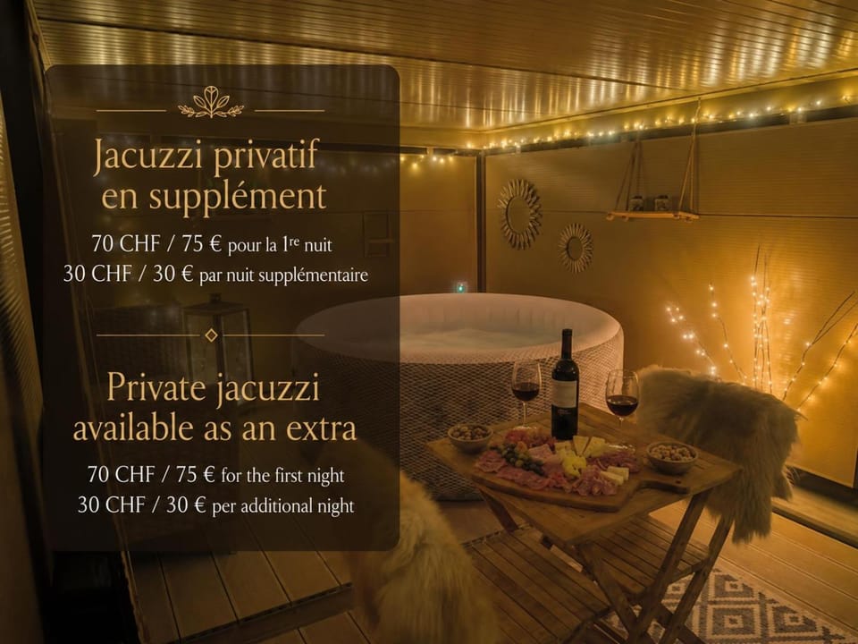 Studio en Gruyère - Grande terrasse privée 50m2 et Jaccuzi optionnel Bed and Breakfast in Fribourg, Switzerland