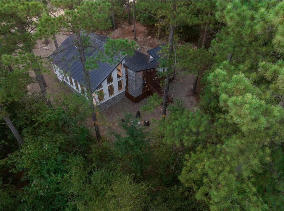 Property building, Natural landscape, Bird's eye view