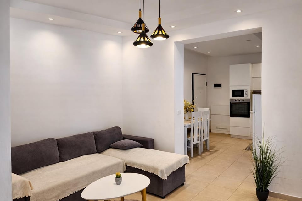 Living room, kitchen