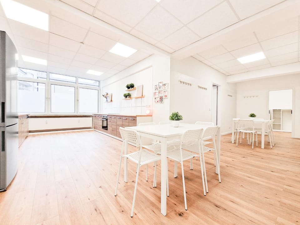 Dining area, oven, stove, kitchen