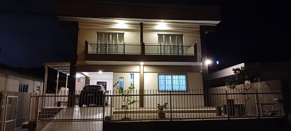 Property building, Patio, Night, Balcony/Terrace