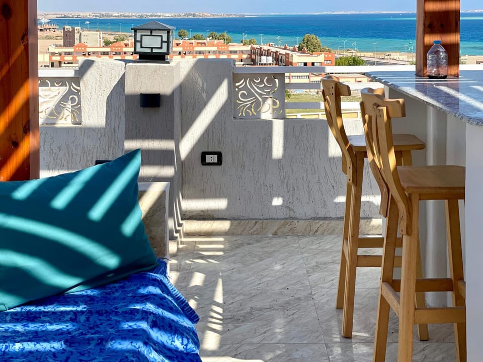 View (from property/room), Balcony/Terrace, Balcony/Terrace, Seating area, Sea view