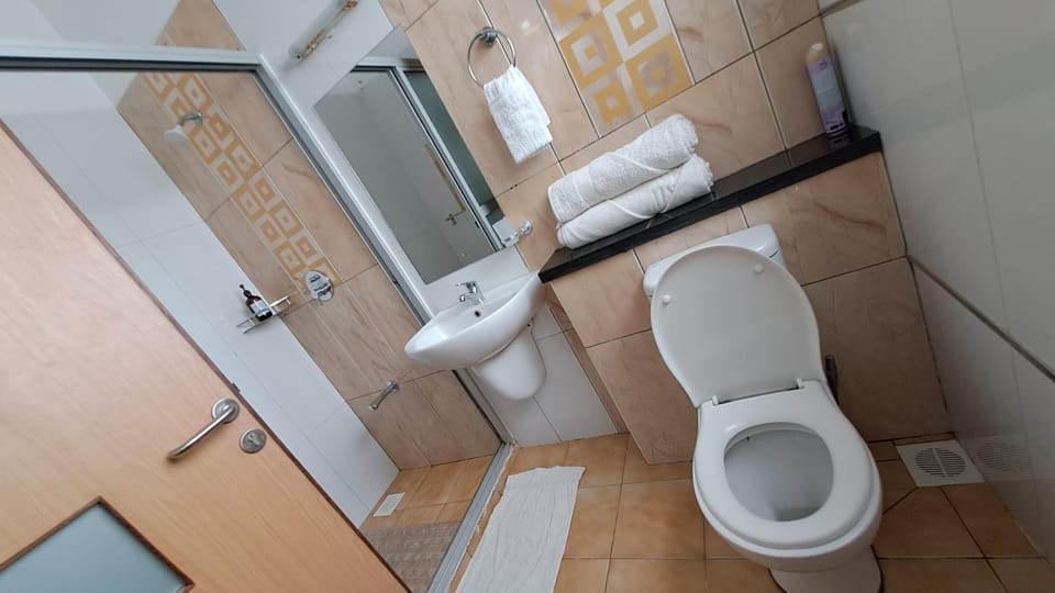 Shower, Toilet, Bathroom, bidet, towels