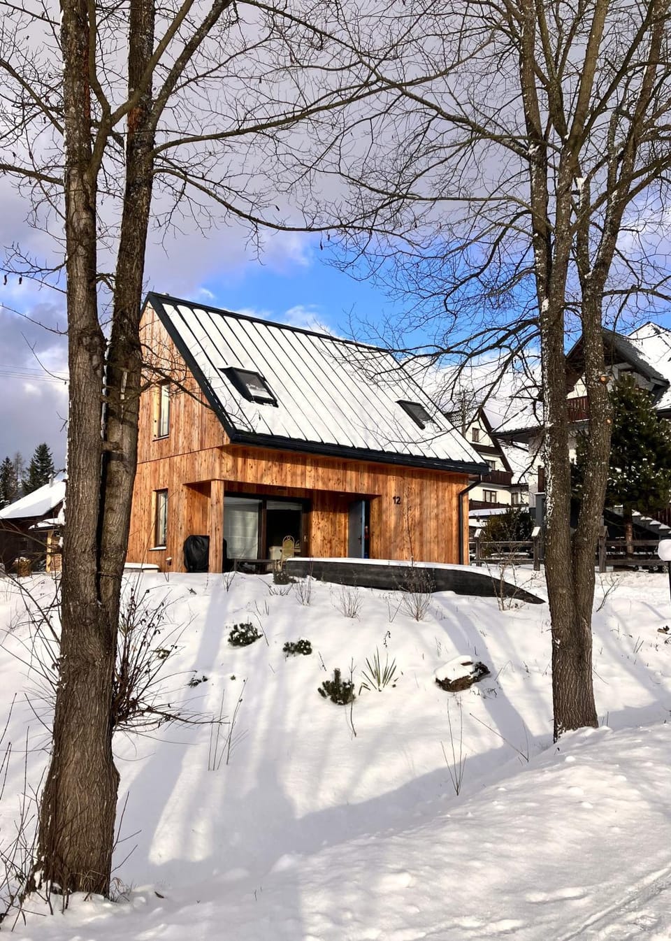 Property building, Winter, Family, Family