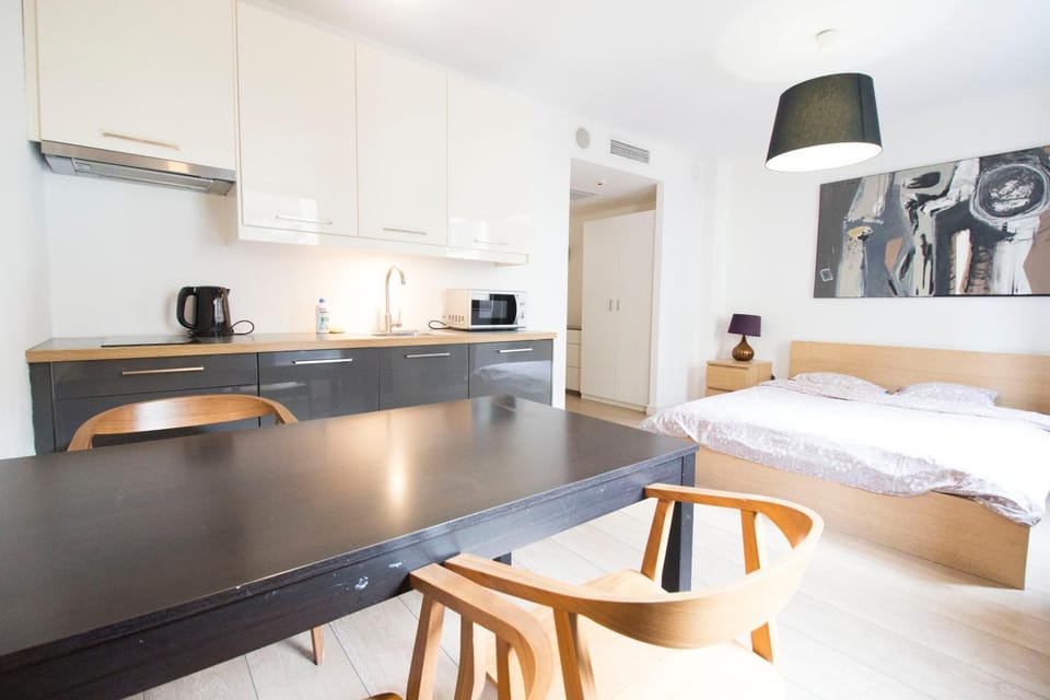 Bed, Kitchen or kitchenette, Photo of the whole room, air conditioner