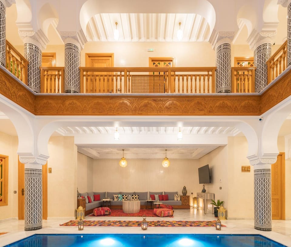 Seating area, Pool view, Swimming pool