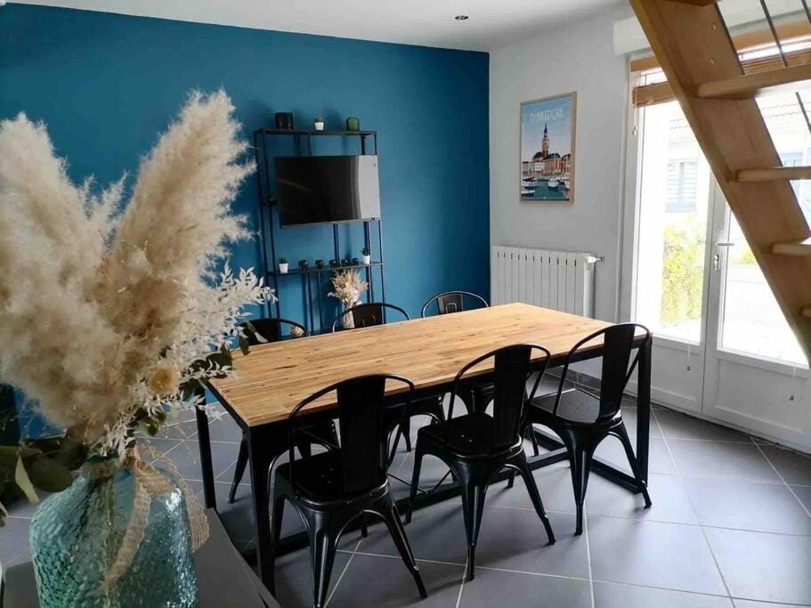 La Wim’Heureuse, maison située entre mer&campagne. House in Wimereux