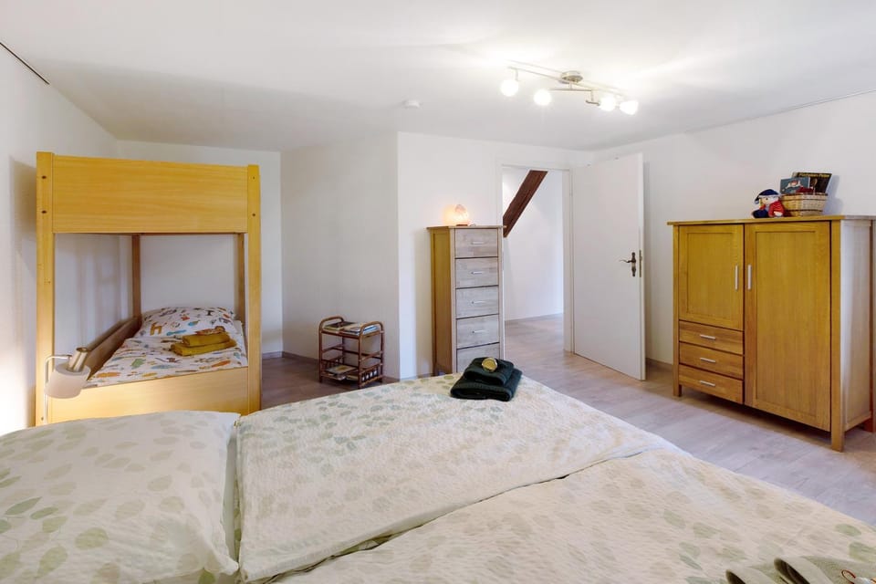 Property building, Living room, Bedroom