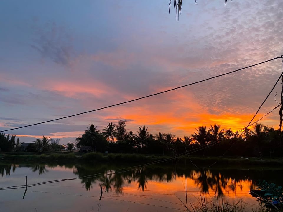 Lake view, Sunset