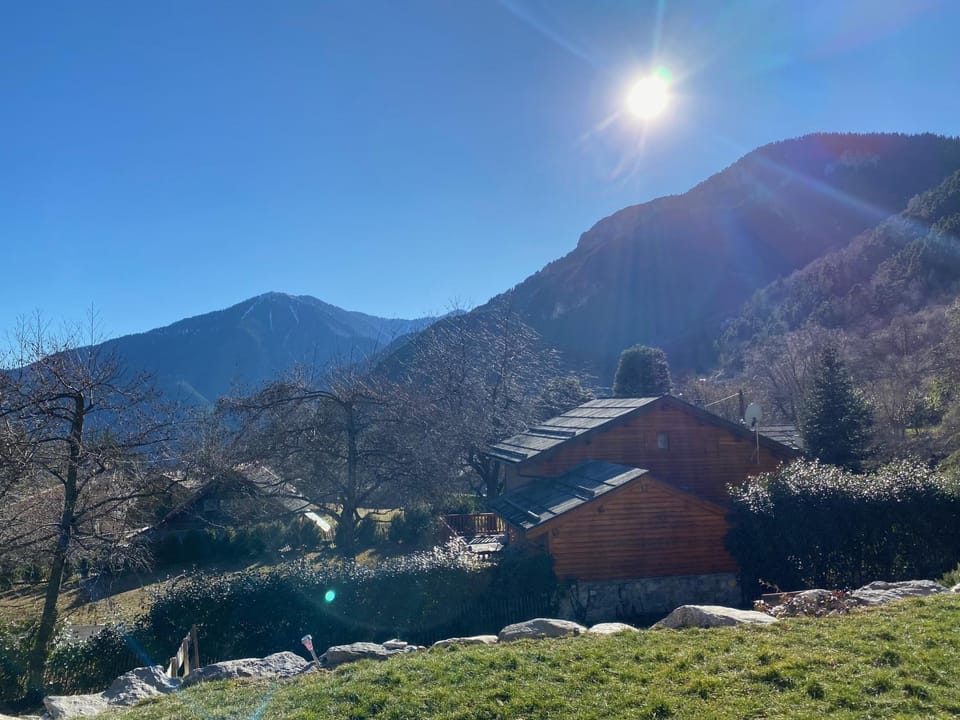 Natural landscape, Garden, Mountain view