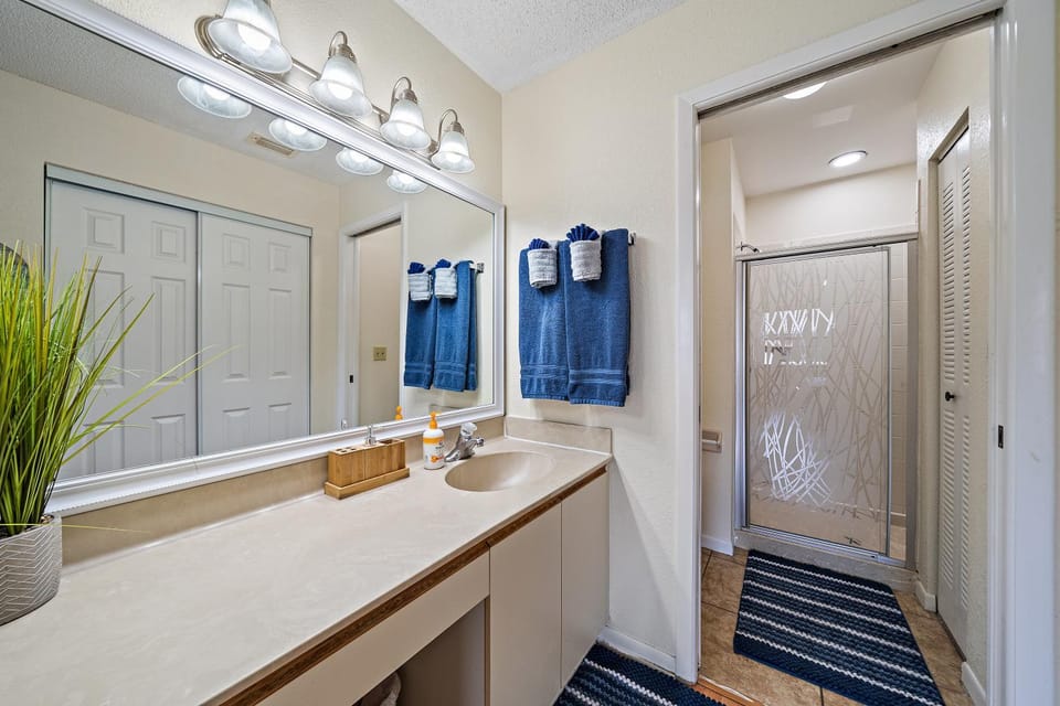 Shower, Bathroom, towels
