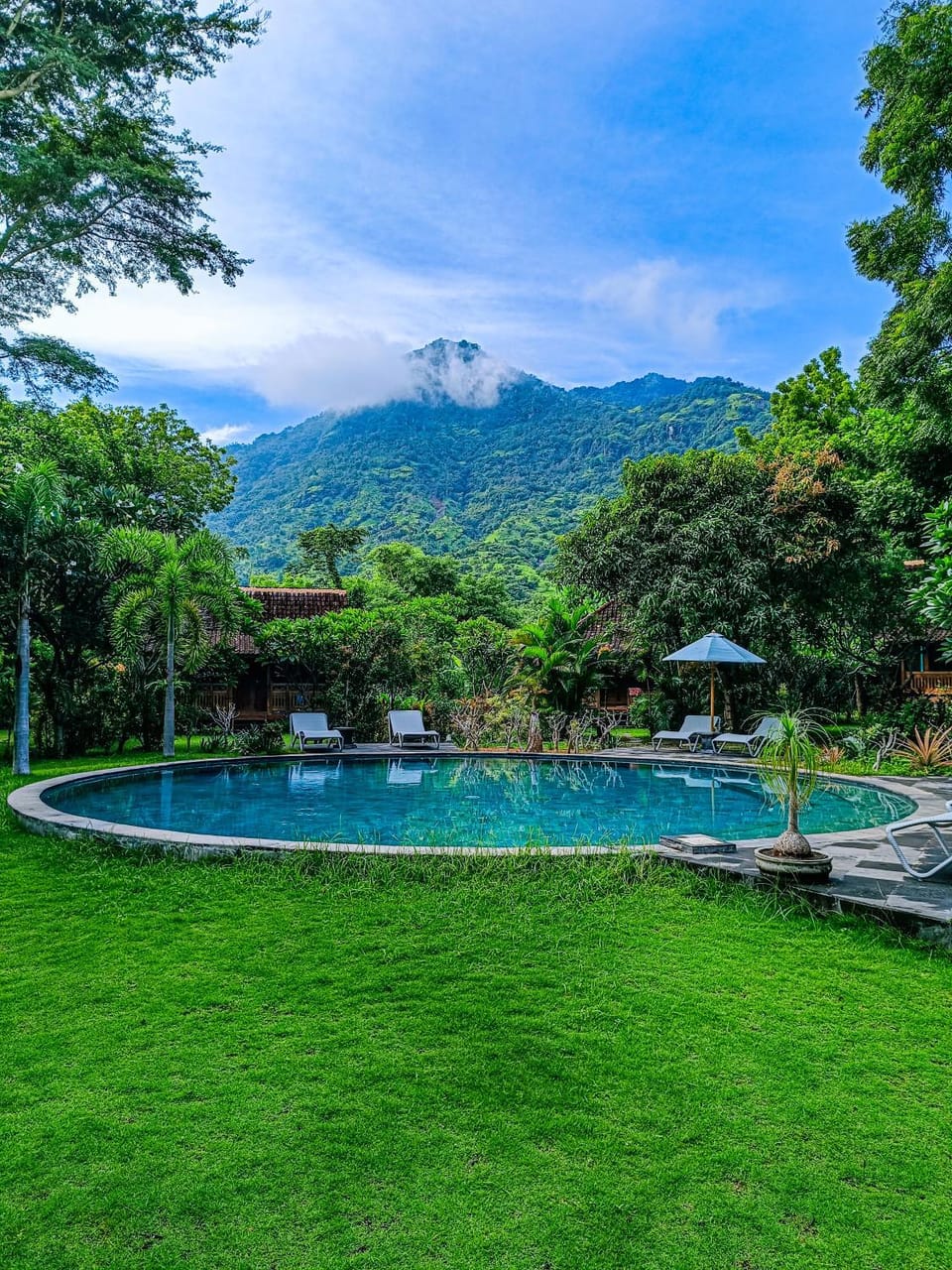 Nearby landmark, Natural landscape, Garden, Garden view, Mountain view, Pool view, Swimming pool