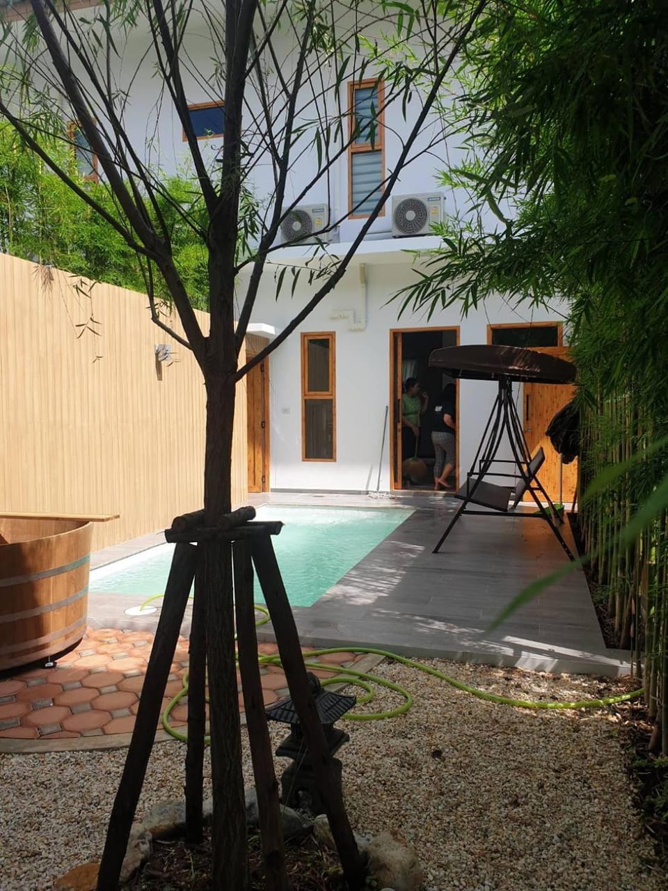 Property building, Day, Pool view