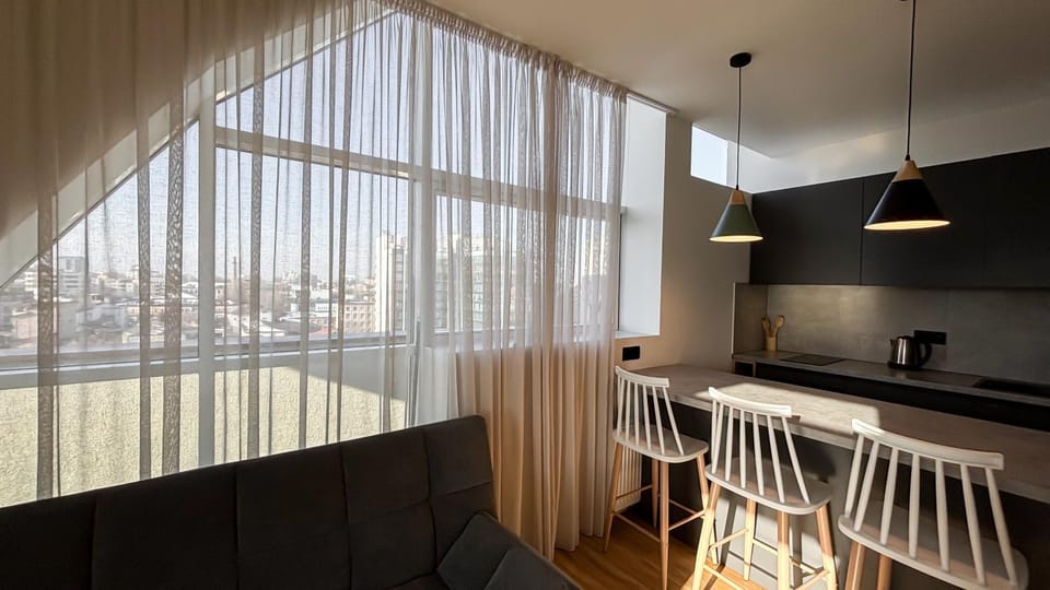 The irresistible Apartment with terasa at Lev Tolstoi Apartment in Chișinău