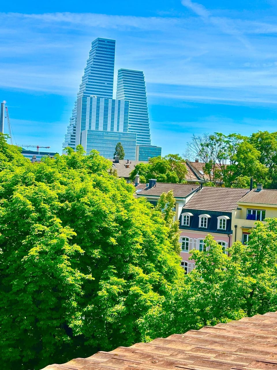 Bright and quite Appartment with Balcony & Skylines View, Kitchen,Bath,Wifi, Fan Apartment in Basel