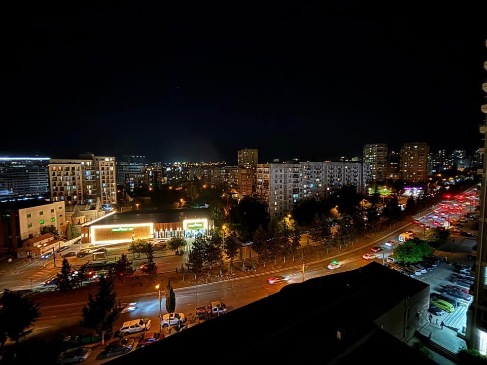 Night, Neighbourhood, City view, Street view, Location