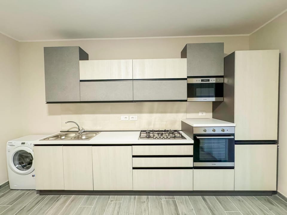 Kitchen or kitchenette, dishwasher, pet friendly, stove, washing machine