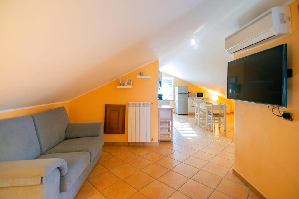 Living room, kitchen