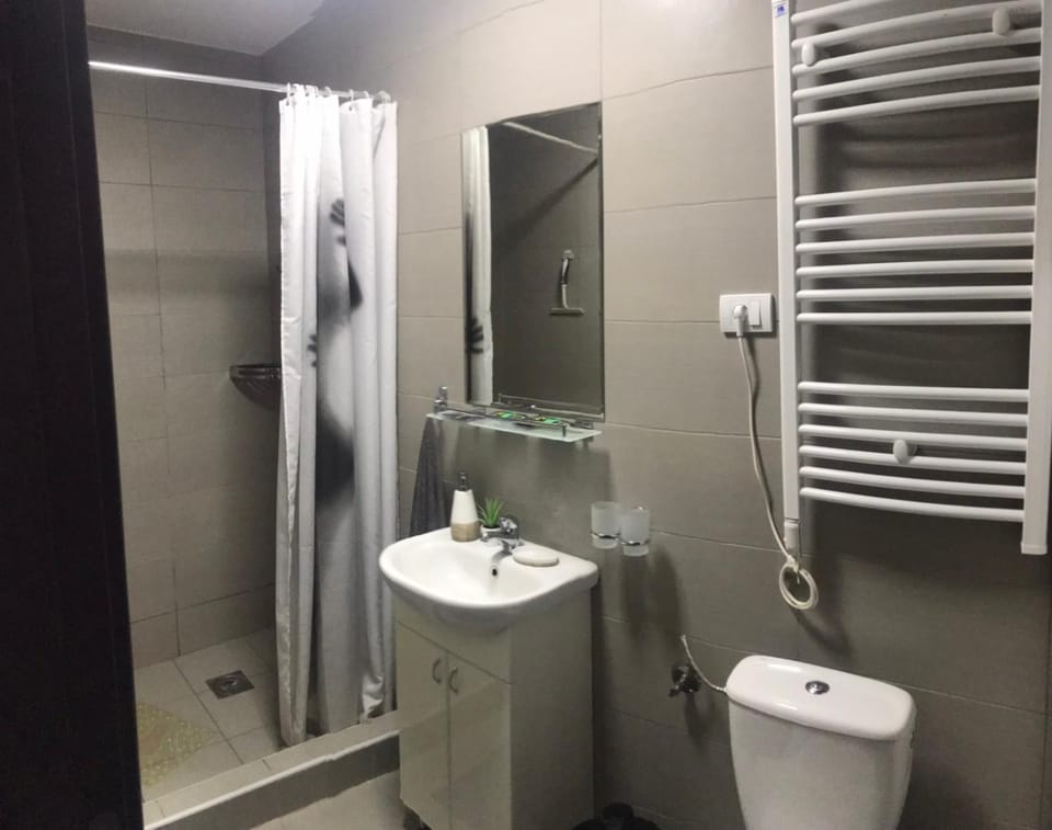 Shower, Toilet, Bathroom, towels