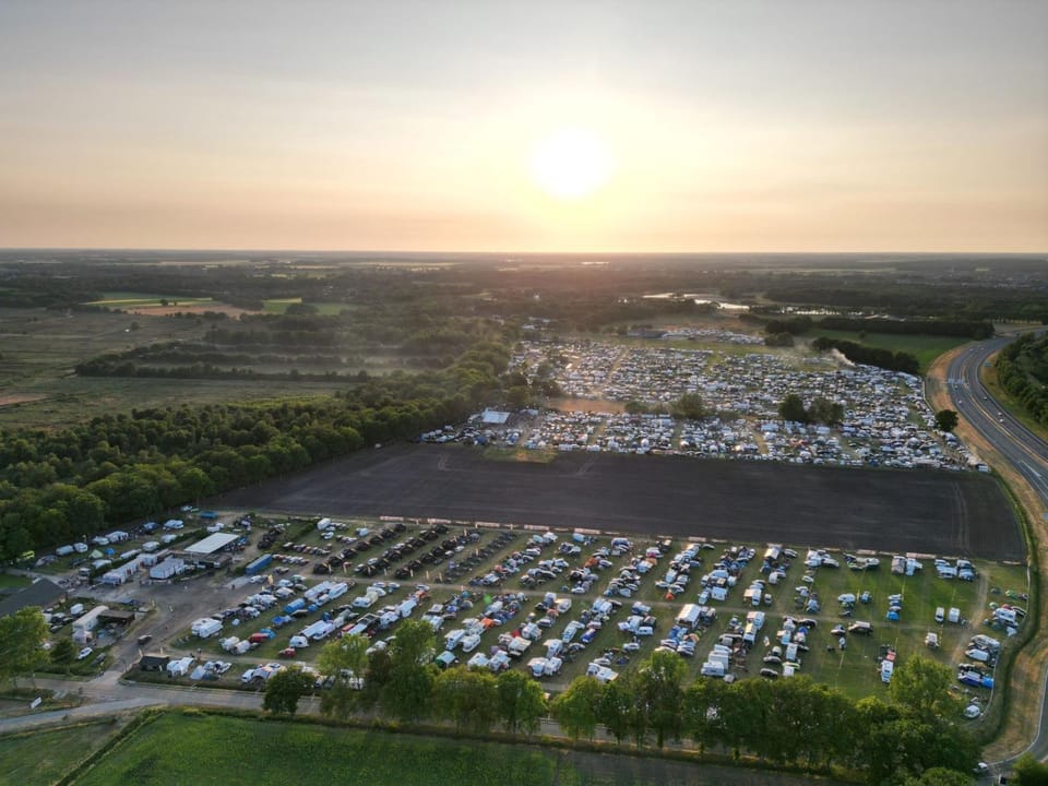 Day, Bird's eye view, Location, Sunset