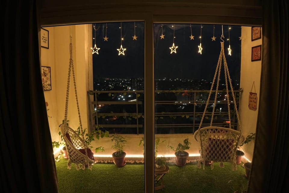 Patio, Night, View (from property/room), Balcony/Terrace, Garden view