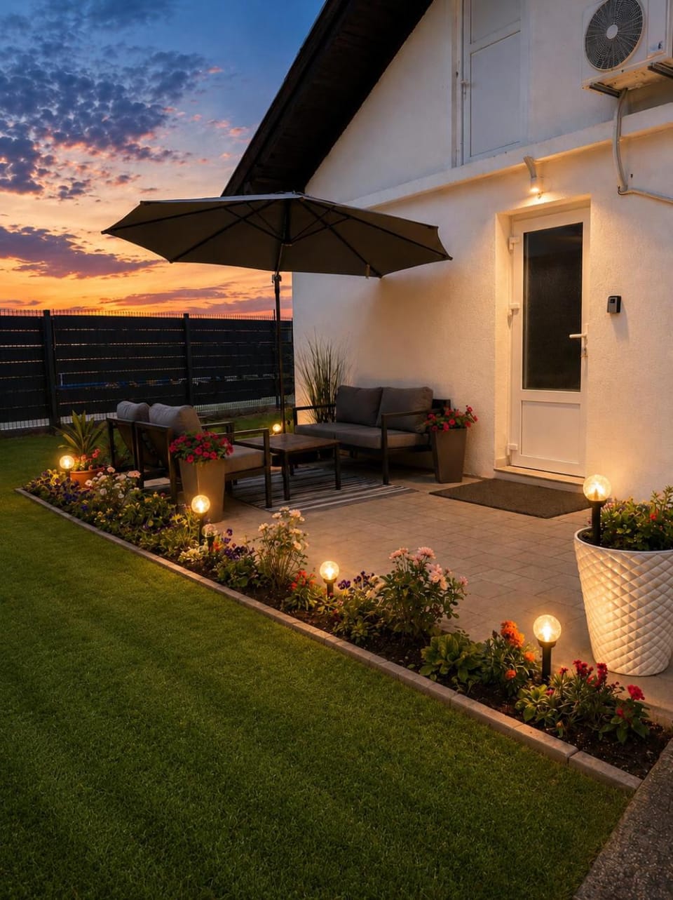 Patio, Garden view