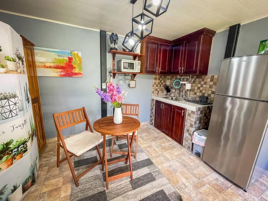 Kitchen or kitchenette, Dining area, oven, stove