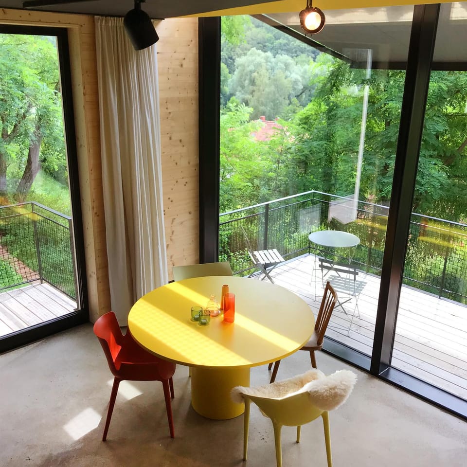Spring, Summer, Garden, View (from property/room), Balcony/Terrace, Dining area, Garden view