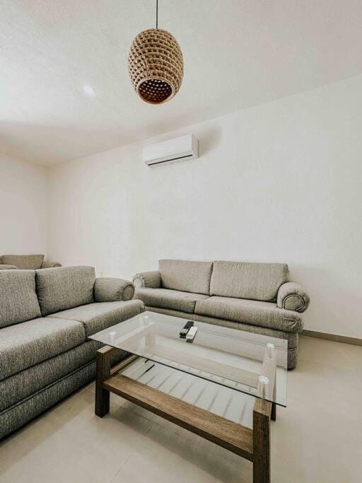 Living room, air conditioner