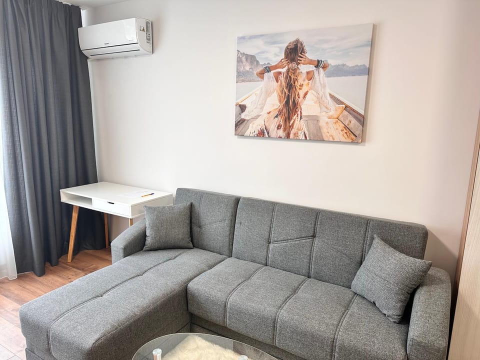 Living room, Seating area, air conditioner