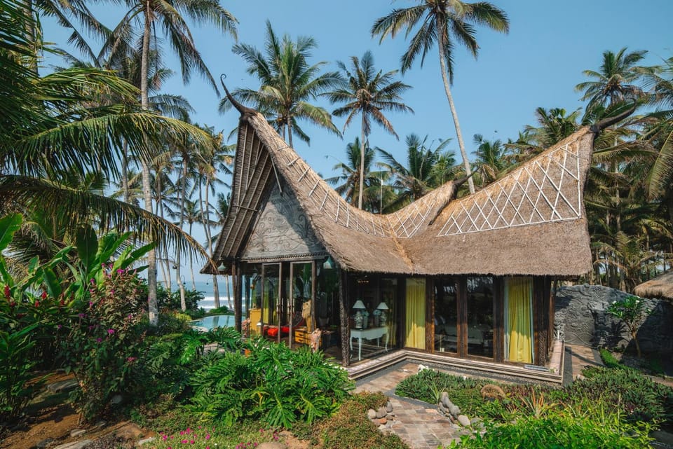 Property building, Natural landscape, Garden, Swimming pool