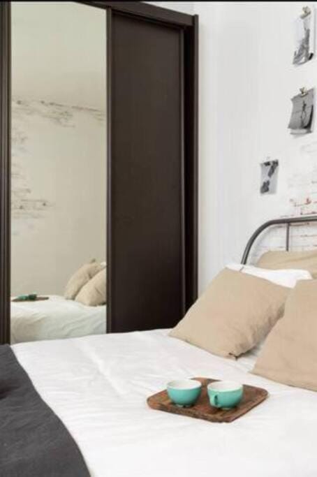 Bed, Bedroom, wardrobe