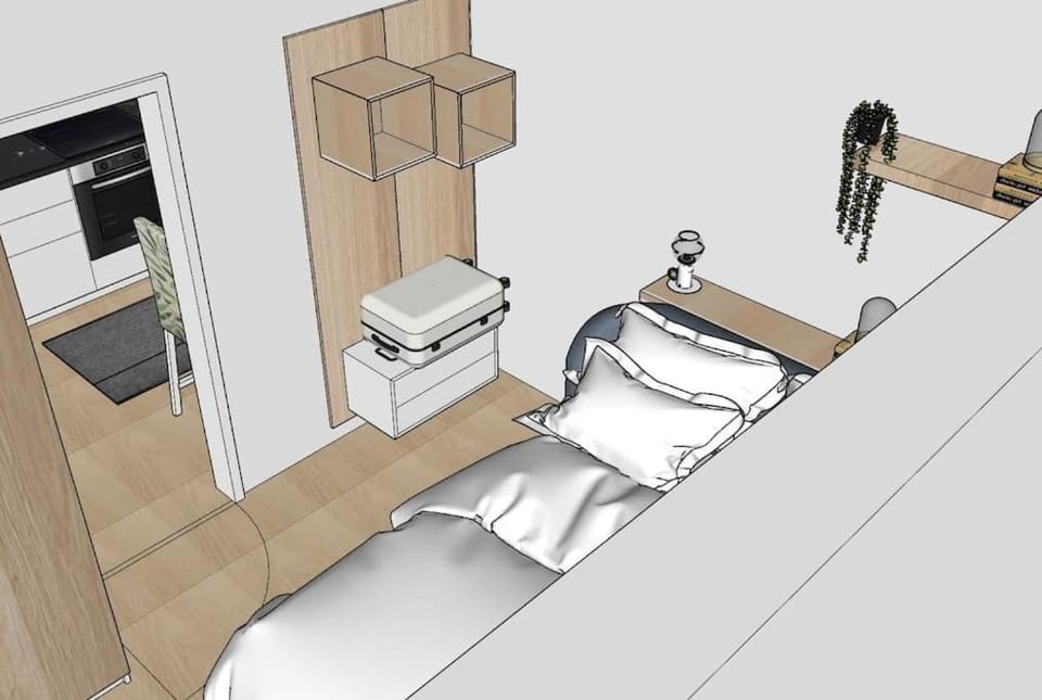 Studio Angelina im 3 OG 30 m² Apartment in Graz
