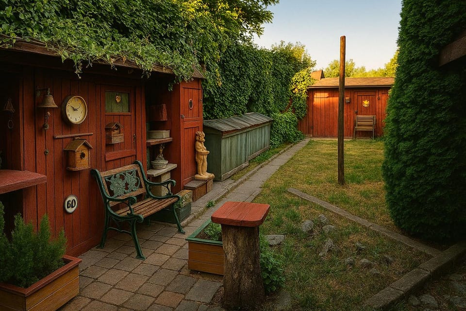 Patio, Spring, Garden