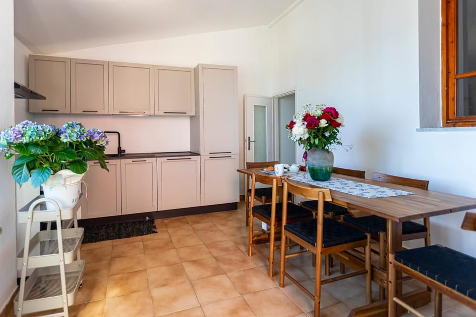 Kitchen or kitchenette, Dining area, oven