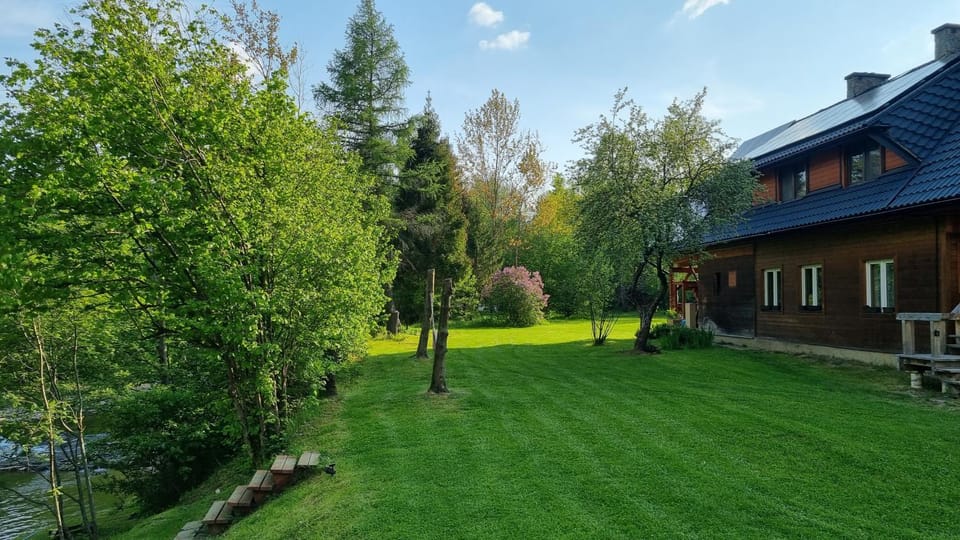 Property building, Spring, Natural landscape, Garden
