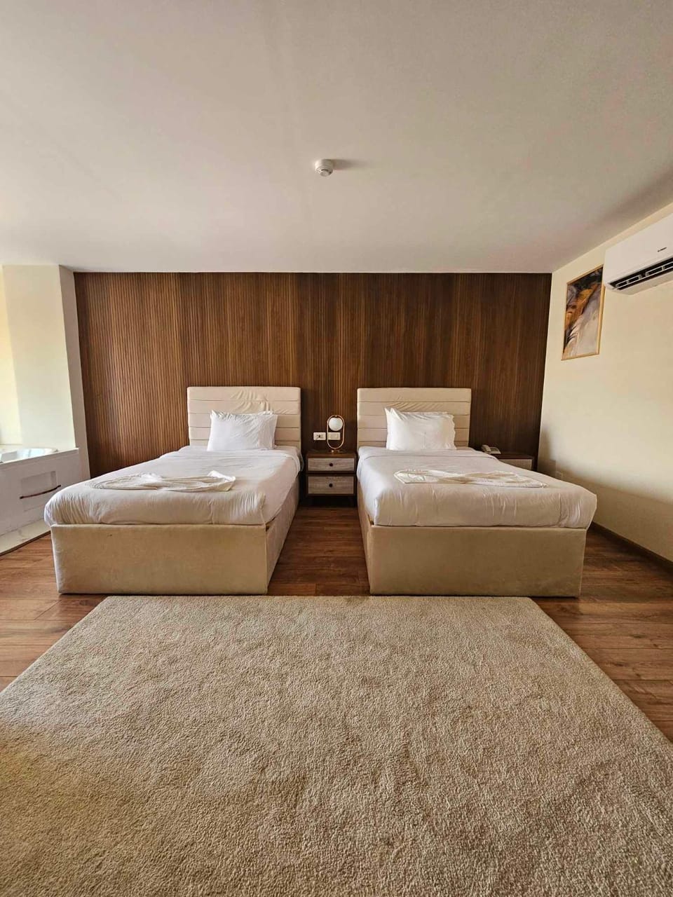 Bed, Hot Tub, Photo of the whole room, Bedroom