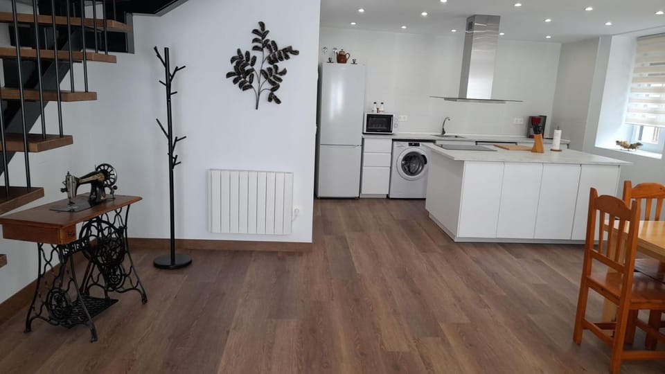 Kitchen or kitchenette, minibar, washing machine