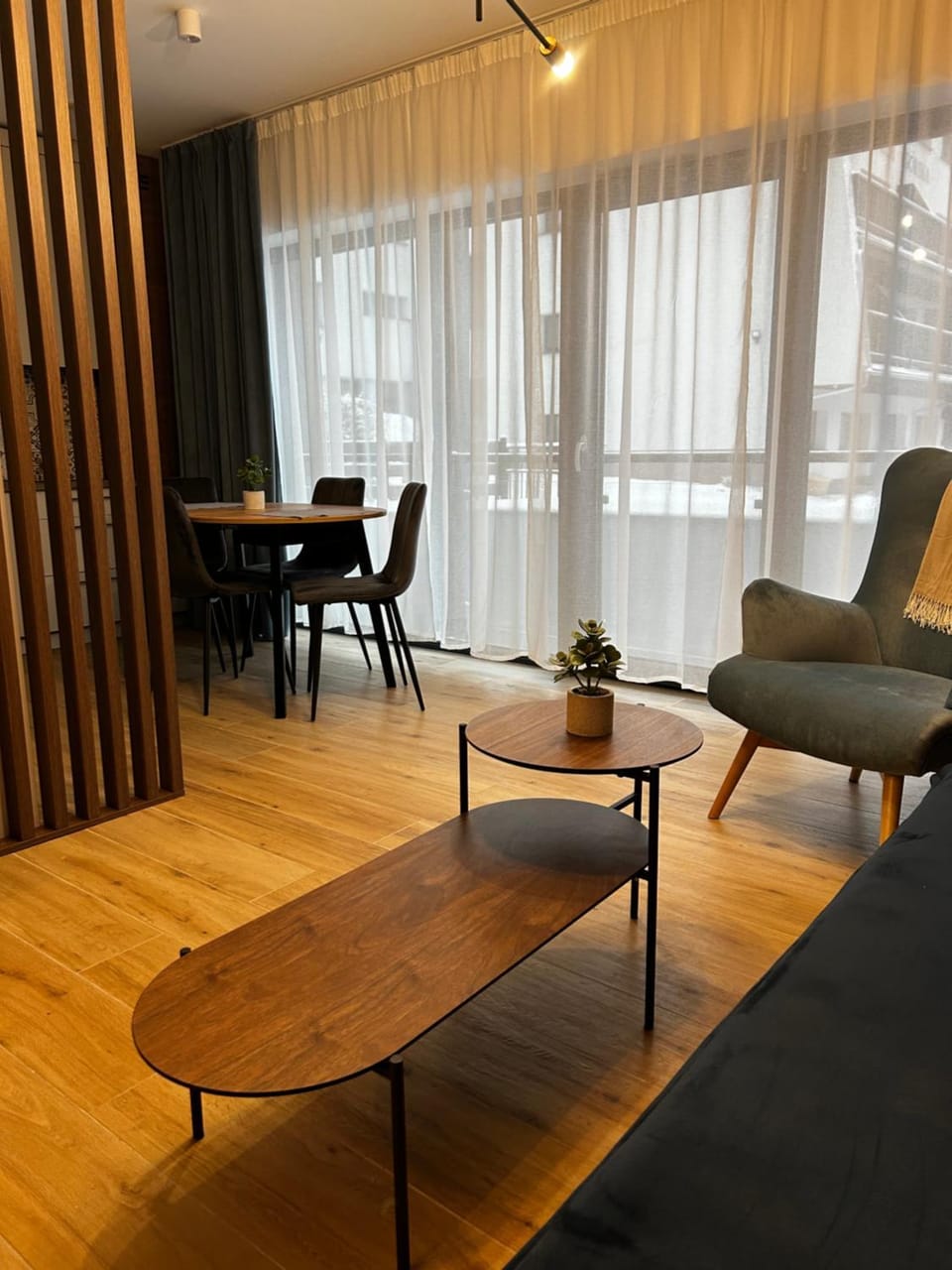 Living room, Seating area, Dining area