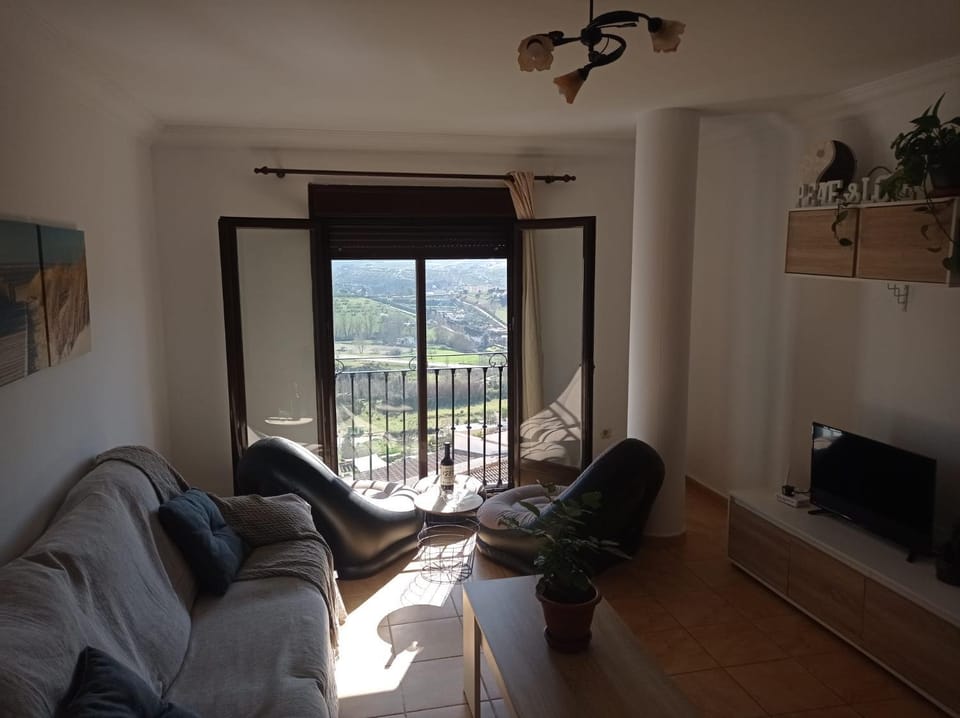 View (from property/room), Balcony/Terrace, Living room