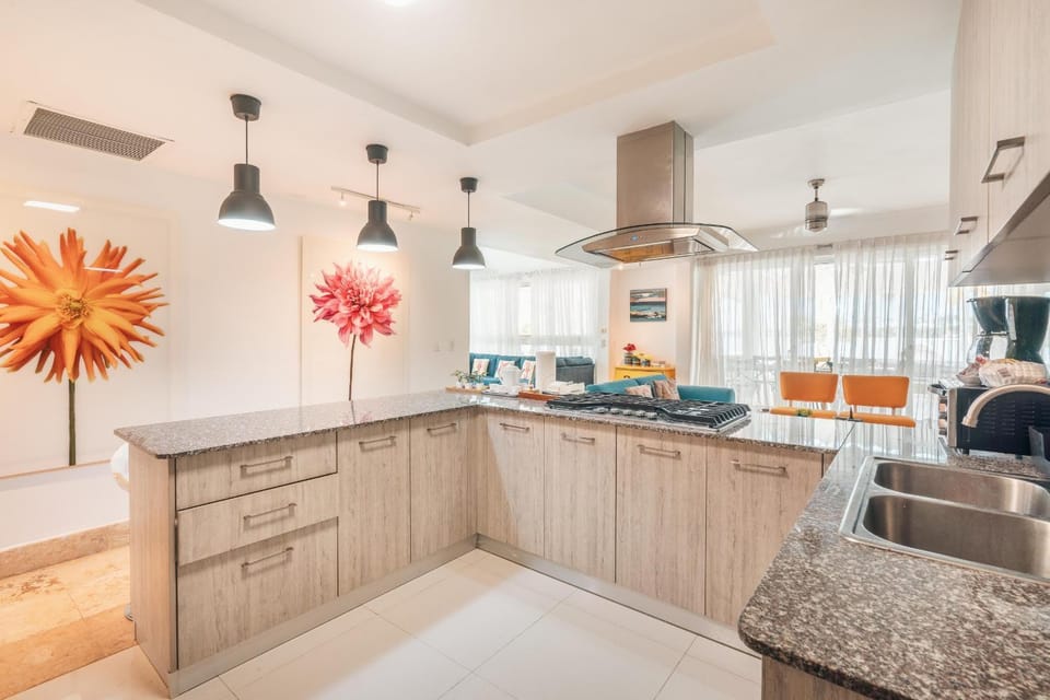 3BR apartment with beach access and ocean view Apartment in San Pedro de Macorís Province